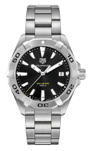 TAG Heuer Aquaracer Quartz 300M 41 Stainless Steel / Black / Bracelet